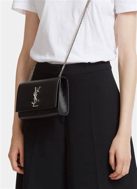 kate monogram ysl small chain shoulder bag street fashion|Saint Laurent Kate Bags .